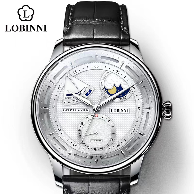 Lobinni Moon Phase Seagull Wat - огляд і ціна Omega Watch Constellation