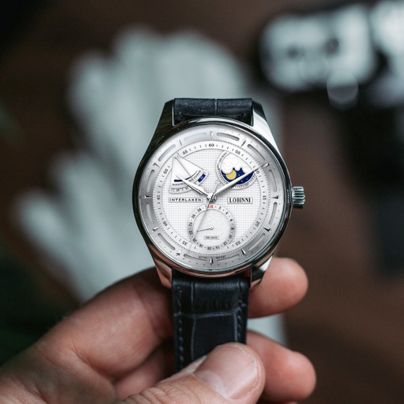 Lobinni Moon Phase Seagull Wat - огляд і ціна Omega Watch Constellation