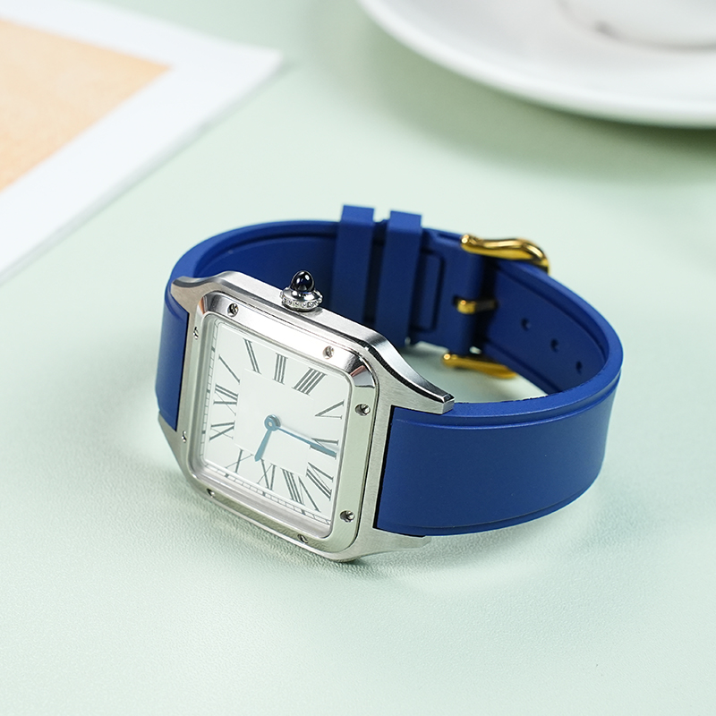 Men Quick Release Rubber Fkm S - огляд і ціна Cartier Watch Santos