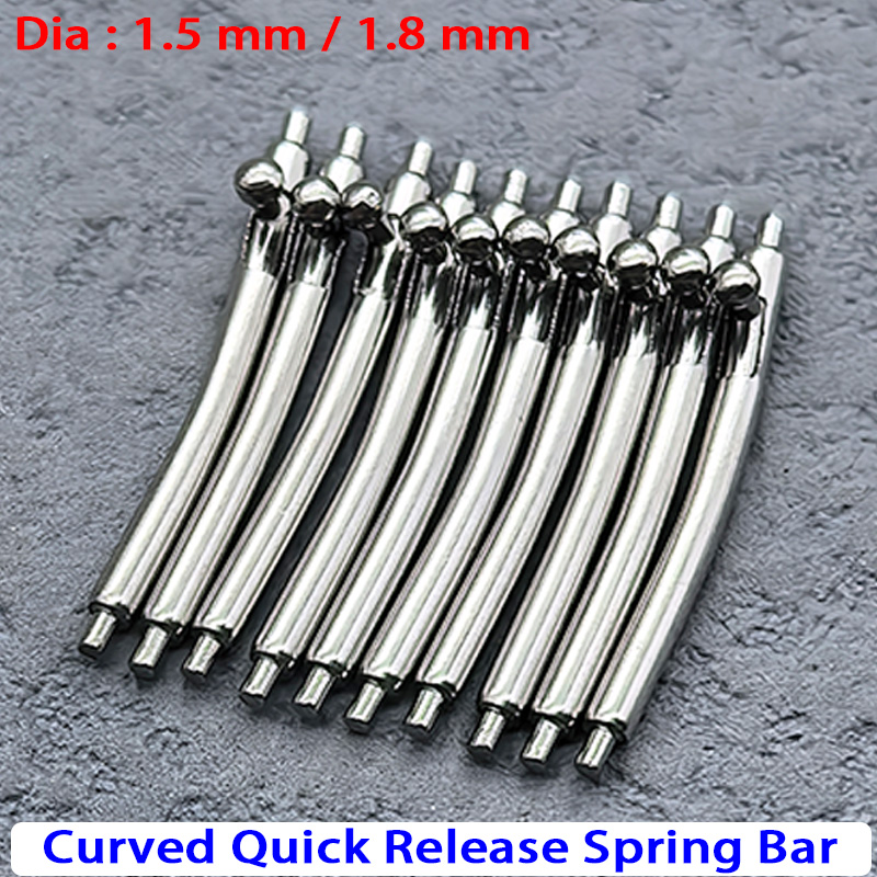 Dia 1.5/1.8mm Curved Quick Rel - огляд і ціна Curved Spring Bar
