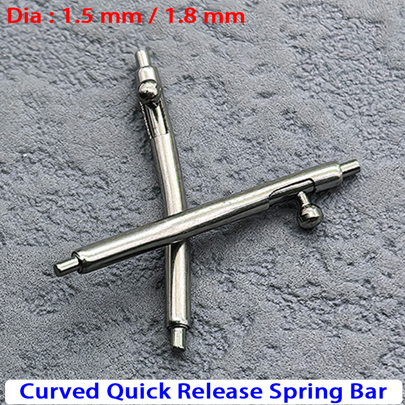Dia 1.5/1.8mm Curved Quick Rel - огляд і ціна Curved Spring Bar