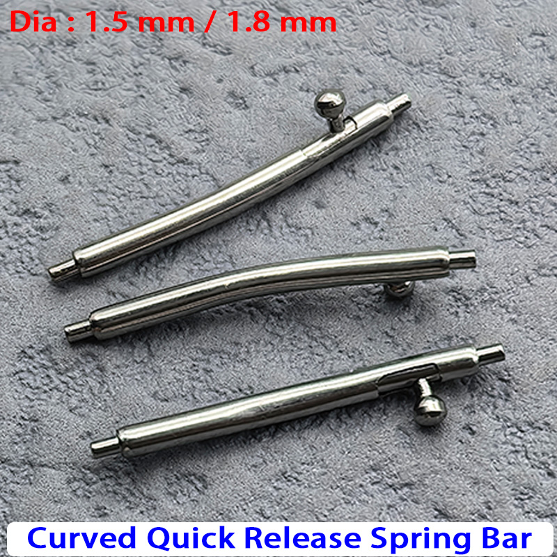 Dia 1.5/1.8mm Curved Quick Rel - огляд і ціна Curved Spring Bar