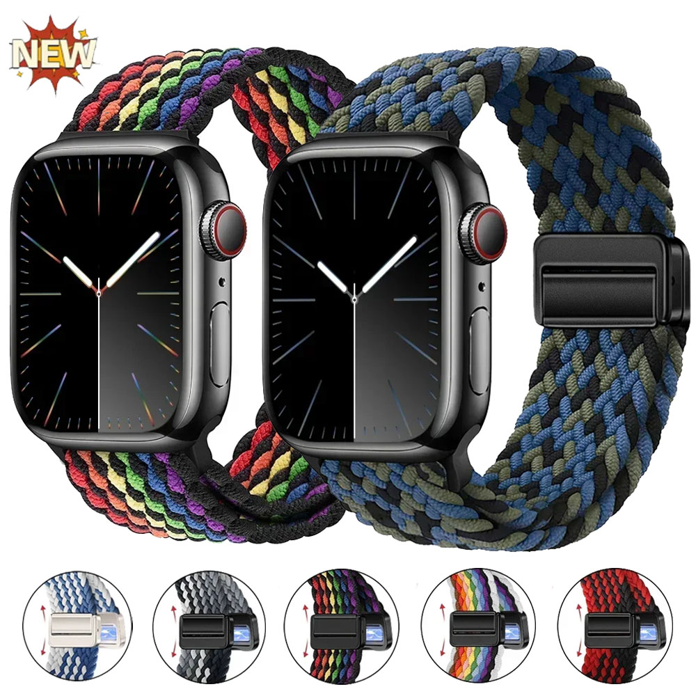 Nylon Braided Strap for Apple  - огляд і ціна Milanese Loop Magnetic