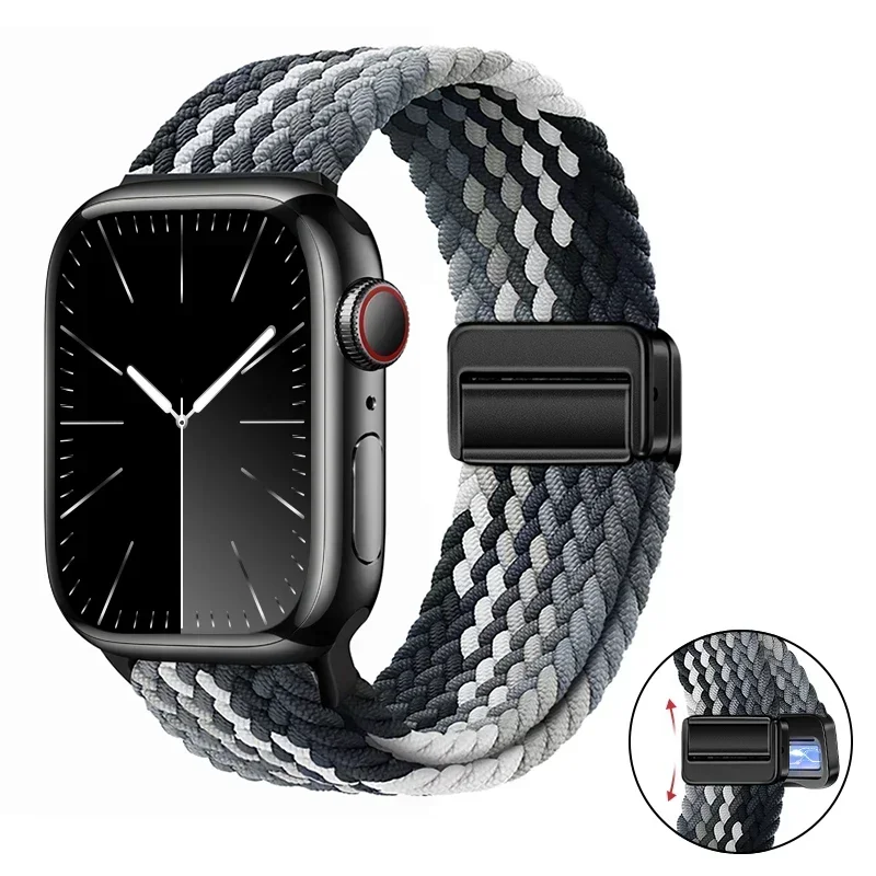 Nylon Braided Strap for Apple  - огляд і ціна Milanese Loop Magnetic