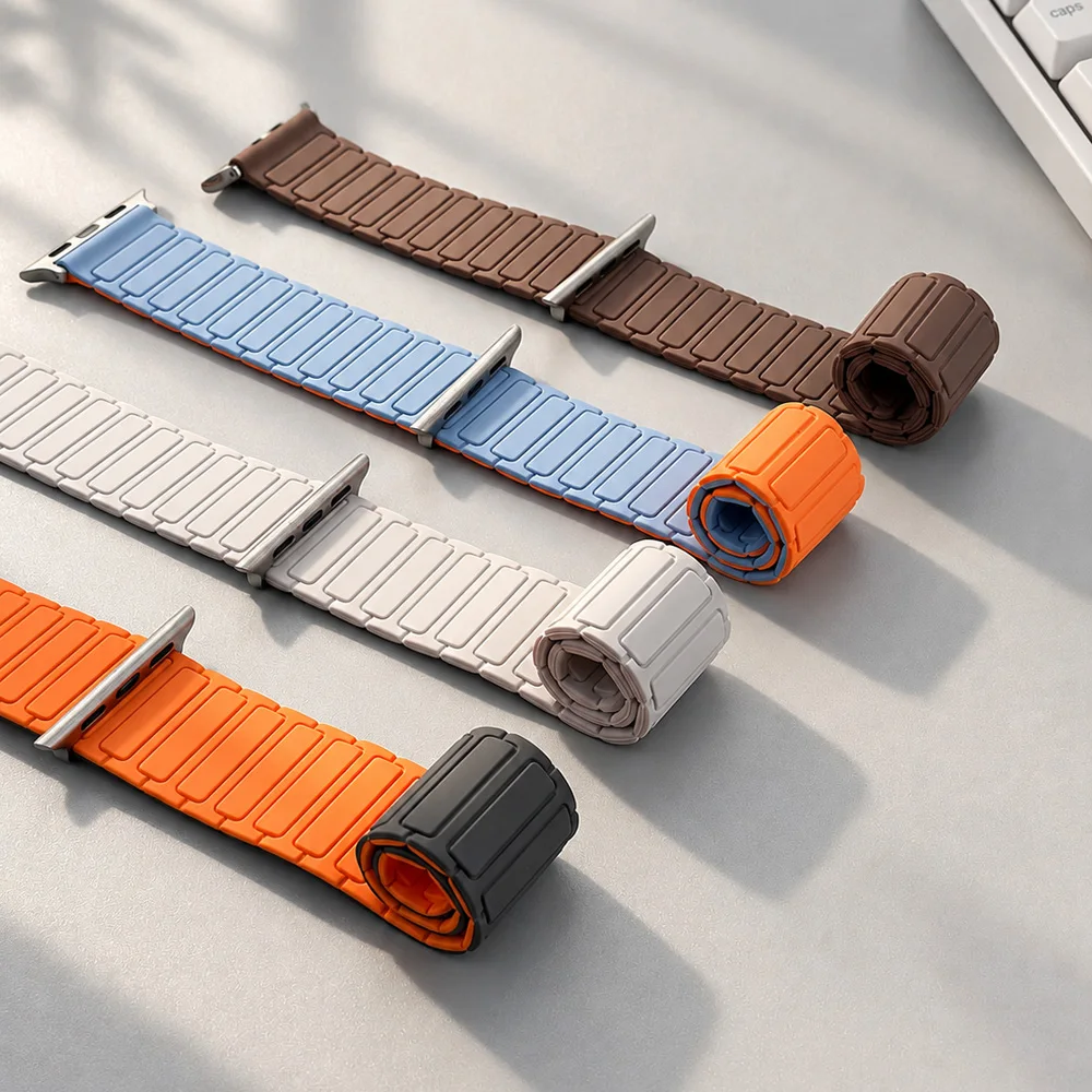 Magnetic Silicone Loop Strap f - огляд і ціна Milanese Loop Magnetic