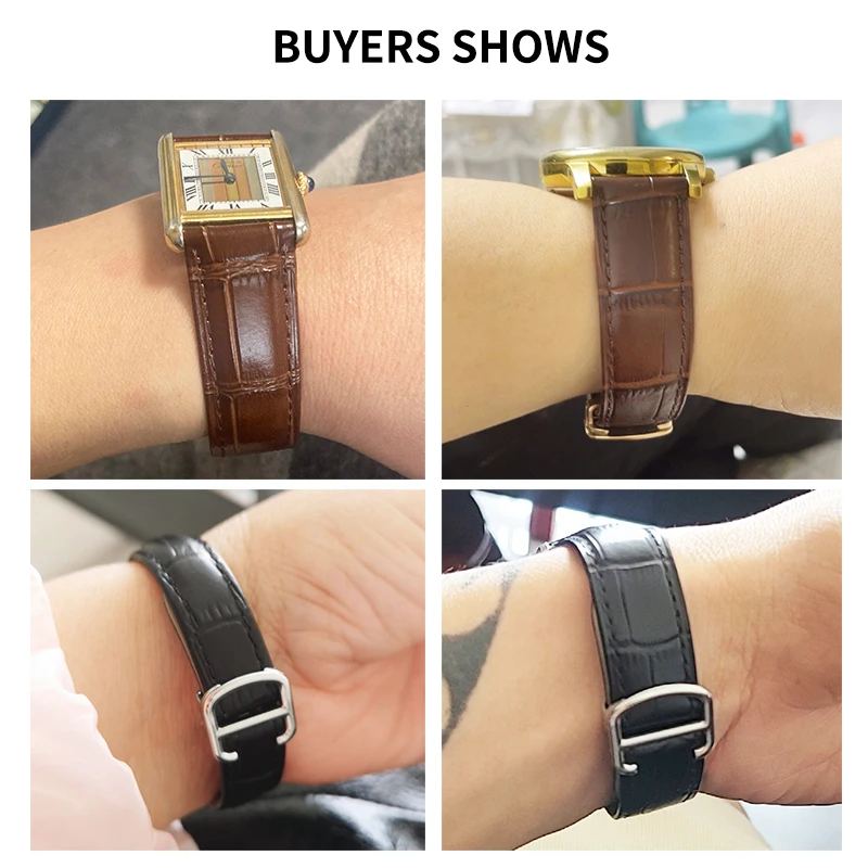 For Cartier 18 20 22 23mm Watc - огляд і ціна Cartier Watch Tank