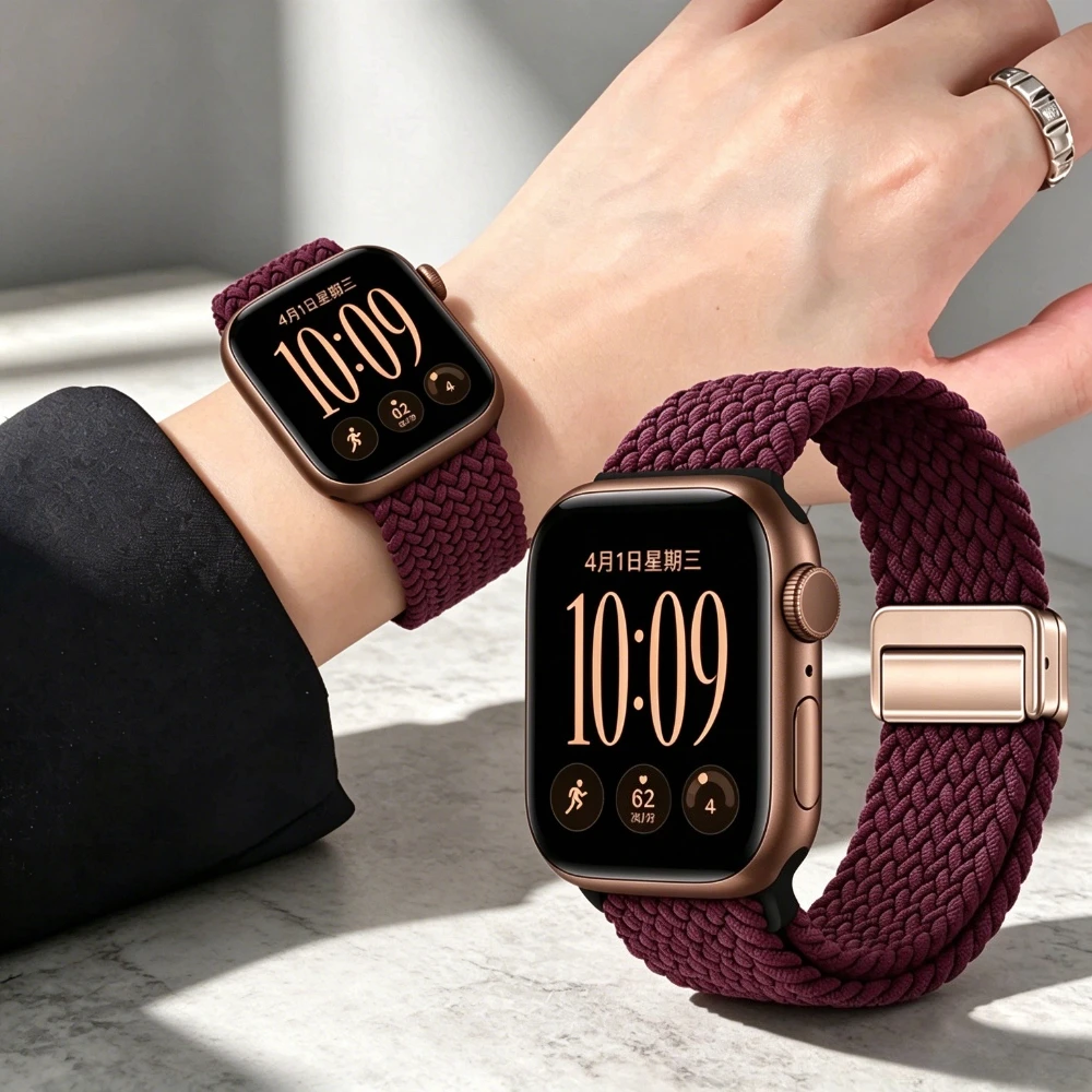 Braided Nylon Strap For Apple  - огляд і ціна Milanese Loop Magnetic