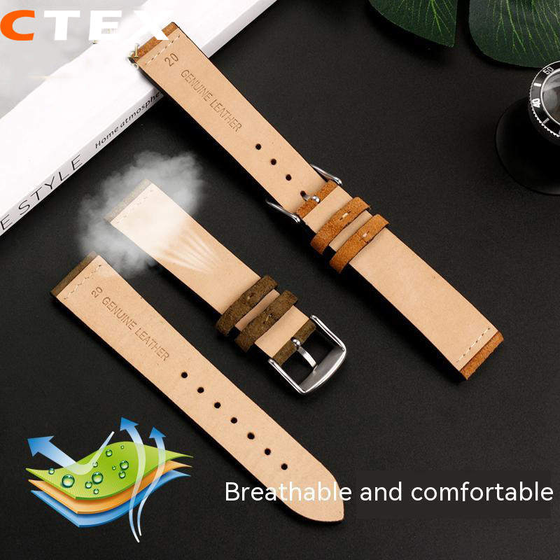 18mm 20mm 22mm Universal Matte - огляд і ціна Suede Strap Watch