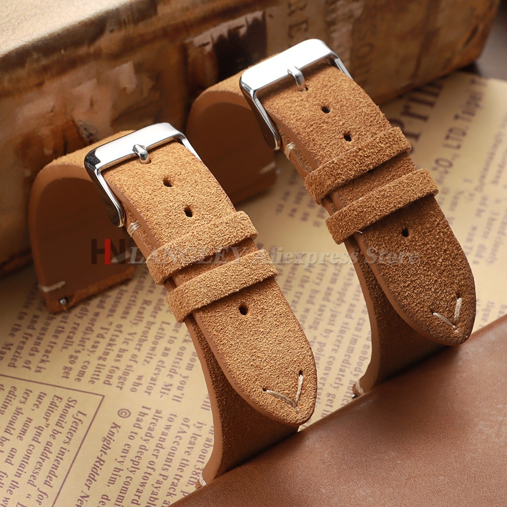 14/16mm 18mm 19mm 20mm 21mm 22 - огляд і ціна Suede Strap Watch