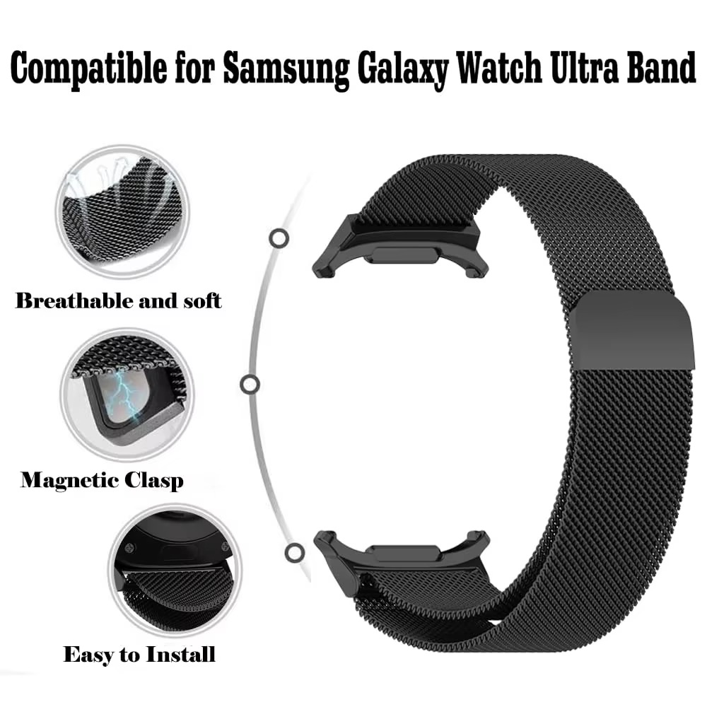 Milanese Loop Band 34mm for Sa - огляд і ціна Milanese Loop Magnetic