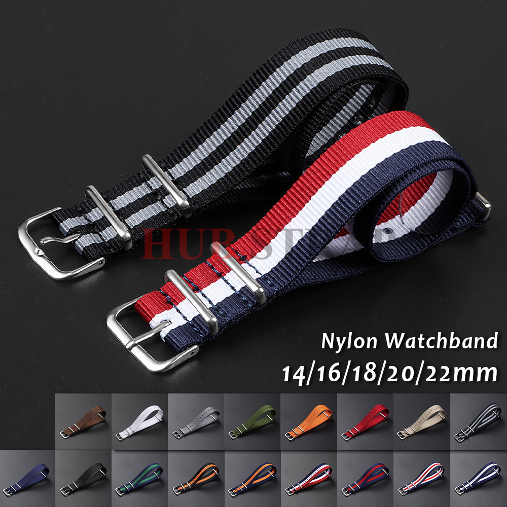 14mm 16mm 18mm 20mm 22mm 24mm  - огляд і ціна Nato Strap Nylon