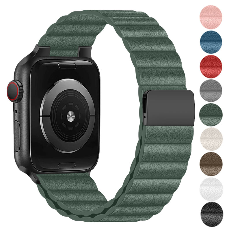 Leather Band For Apple watch s - огляд і ціна Milanese Loop Magnetic